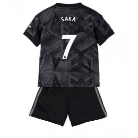 Baby Fußballbekleidung Arsenal Bukayo Saka #7 Auswärtstrikot 2022-23 Kurzarm (+ kurze hosen)